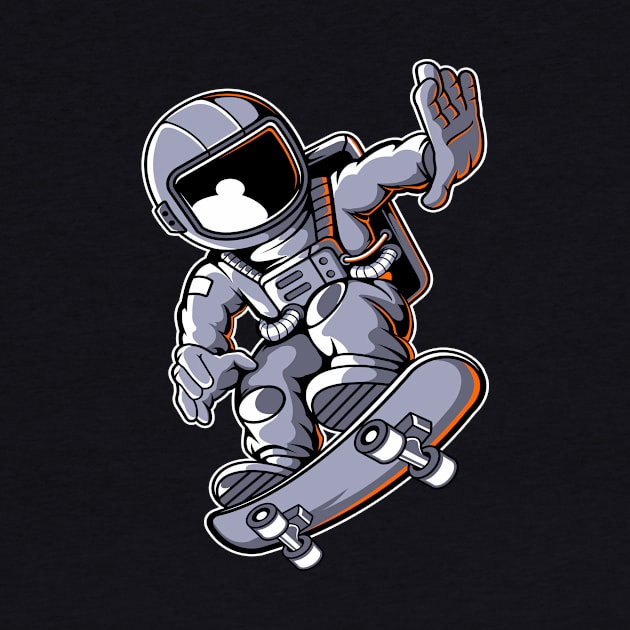 Astronaut Skateboard by ArtisticParadigms